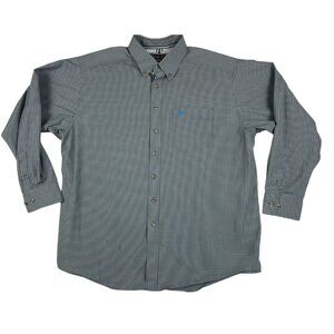 Ariat Shirt Mens XXL Pro Series Performance Button-Down Shirt Plaid Western 2XL‎